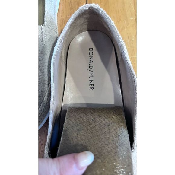 DONALD J. PLINER PALMS WOMENS TAUPE SUEDE ESPADRILLE LOAFERS SHOES SZ 8.5 - Picture 4 of 11